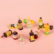 Model House Decor, Spice Bottles For dollhouse, Doll House Decoration