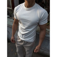 GTAL American G02 Version 280g Narrow-Waist T-Shirt Outdoor Sports Short-Sleeved Fitness Commuter So
