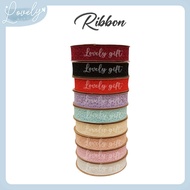 【1PCS】2.5CM RIBBON GIFT BOX/RIBEN MURAH/RIBBON SHINY/RIBEN POLKA DOT/RIBBON GLITTER/FR452/FR453/FR45