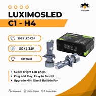 Biled H4 H11 50W LHD Mini Projector Car Foglamp Laser Cutoff RHD Projector C1 - LUXIMOS