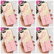 Huawei Y6 (2018) ATU-L22 / Y6 Prime (2018) ATU-L42 Beautiful Flower Fog Initial Letter Soft Silicone TPU Phone Case