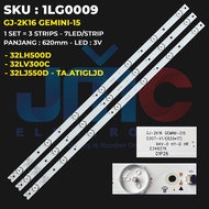 Backlight TV LG 32 Inch 32LH500D 32LJ550D-TA.ATIGLJD 32LV300C GJ-2K16 GEMINI-315