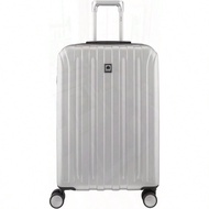 DELSEY PARIS Titanium Hardside Expandable Luggage With Spinner Wheels Checked Luggage Silver Checked