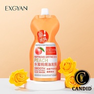 EXGYAN Peach Smooth Baked Ointment Hair Mask Improve Dryness Hair Treament 500g