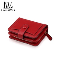 LouisWill ví tiền nữ mini Ví Nữ Ví Thời Trang Đơn Giản Túi Đựng Tiền Dung Tích Lớn Ví Cầm Tay Đa Năn