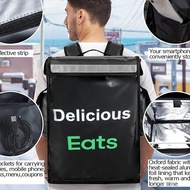 Car Bag logo Free Bag Backpack Takeaway Backpack Delivery 42L Takeaway Insulation Bag Meal Backpack 