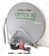 Paket Parabola Mini Optus 60 cm Kabel Dan Lnb Kuband - Odu Parabola Mini Optus 60 cm Termasuk Kabel dan Lnb Kuband - Parabola Mini Odu Paket 60 cm Lengkap Kabel Lnb Tanpa Receiver - Parabola Mini Optus 60 cm Paket Kabel dan Lnb Kuband