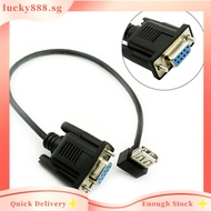 【LUCKY】R 32 DB9 Female to USB 2.0 Female Serial Cable Adapter Converter 9.8inch 25cm