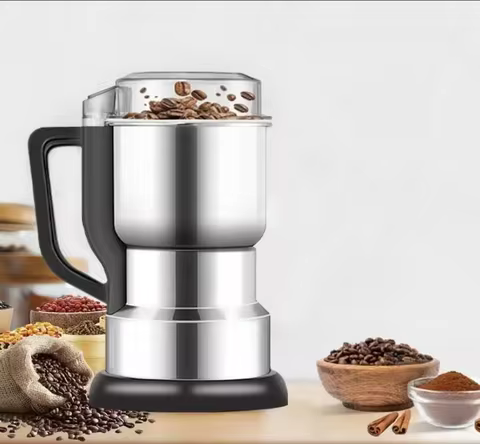 Large Espresso Bean Coffee Grinder Electric Manual Home Use Coffee Grinder Spice Electric Food Grind