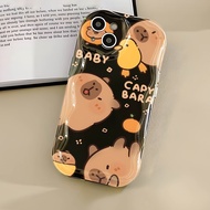 WF CASE CAPYBARA FOR OPPO A5 A9 A16K A16E A17 A53 A53 A74 A55 A76 A96 A36 A79 RENO 6 7 8 8T REALME 5