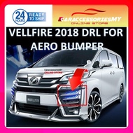 Toyota Vellfire 2018 DRL Light for Aero Bumper anh30 agh30 ah30 accessories vellfire accessories chr