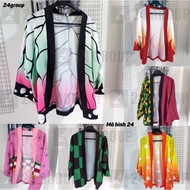Haori happi yakuta traditional Japanese cosplay kimetsu no yaiba anime cosplay shirt