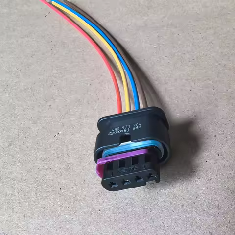 4 Pin/Way Female Pressure Sensor Connector Electric Tailgate Plug With Wire For VW Audi A1 A3 A4 A5 