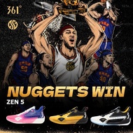 ✣361 Degrees Zen 5 Aaron Gordon Champion Men Basketball Shoes Professional Wear-Resistant High-3AaB