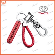 พวงกุญแจสร้างสรรค์ป้องกันการสูญหายพร้อมโลโก้สำหรับ Toyota