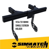 4040/4080 BRACKET Monitor Bracket Holder For Aluminium Racing Simulator Stand [ Triple Screen & Sing