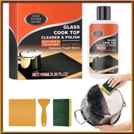 [chasoedivine.] Kitchen Stove Cleaner Non-Scratch Cleaning Kit Glass Cooktop Cleaner  Non-Abrasive P