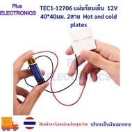 TEC1-12706 40 * 40mm 12V 12706 Thermoelectric Cooler แผ่นร้อนเย็น