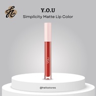 [EXP 11/2026] You Simplicity Matte Lipcolor - You Simplicity Cotton Lip Clay