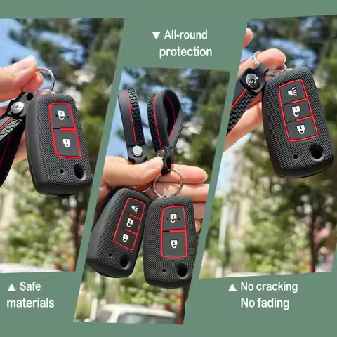 For Nissan Kicks Remote Key Fob Case With Keychain Protection For Nissan Qashqai Navara Horn Altima 