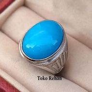 ORIGINAL BLUE JADE STONE RING jade ring blue jade ring