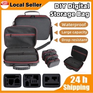 【SG Stock】DIY Digital Storage Bag Foam Digital Storage Bag Waterproof Organizer For Drones Digital G