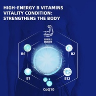 BIYODE Men's Multivitamin Gummies 24 Micronutrients Vitamins A C D E K B1 B2 B6 B12 Zinc CoQ10 Blueb