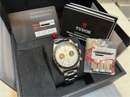 私人放 Tudor Black Bay Chrono M79360N-002 帝陀 白色熊貓 panda full set chronograph