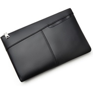 Soft PU Leather Beg Tangan Lelaki  Large Capacity Anti-Theft Casual Clutch Bag Business Men Bag (W-0