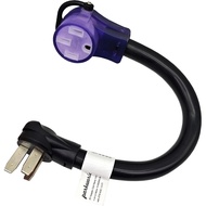 Parkworld 885484A EV Adapter Cord NEMA 10-50P to 14-50R 6AWG/3C, 50A (ONLY for Tesla UMC or Other EV