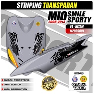 MIO SPORTY STRIPING TRANSPARENT STICKER MIO SPORTY STICKER MIO SMILE JDM HAYABUSA MOTIF V4