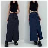 Asobi Denim Maxi Skirt