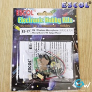 ESCOL ES-17 Electronic Hobby Kit FM Wireless Microphone / MIKROFON FM TANPA WAYAR