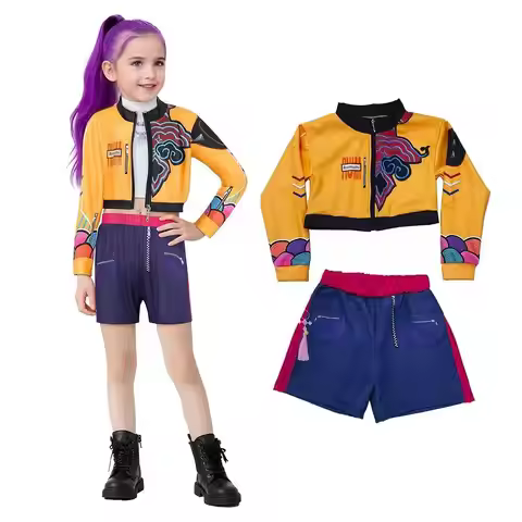 Girls Zoey Cosplay Girl Group Rumi Kids Costume Mira Outfit Favorite Stage Performance Clothes Hallo