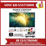Gojek Only! - Sony 55X7500H Bravia Kd-55X7500H 55 Inch Uhd 4K Smart