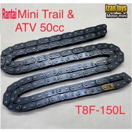 Rantai motor mini trail/mini atv T8F 50cc