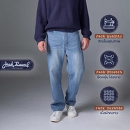 Jack Russel - Men Jeans กางเกงยีนส์ผู้ชาย ทรงขาบาน - Klassik J-6001/LB Baggy Low Rise Wide Leg Light