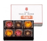 💥 現貨tulip rose 鬱金香玫瑰花餅6 入