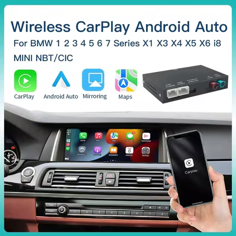 Wireless CarPlay for BMW NBT,CIC System 1 2 3 4 5 6 7 Series X1 X3 X4 X5 X6 E60 E84 E70 F26 F25 F10 