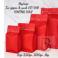 RED 8-sided zipper bag WITH VAL [FULL SIZE]