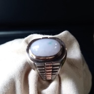 cincin permata, ring perak lapis suasa