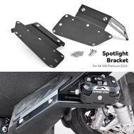 Motorcycle Spotlight bracket pedal For Kymco AK 550 Premium ak550 2023 2024 bracket Sports light fog