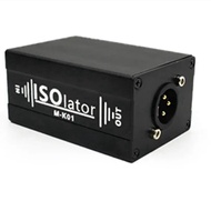 XLR Audio Isolator Noise Reduction Filter Eliminates Current Noise Dual Channel 6.5 XLR Mixer Audio