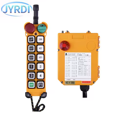 F24-12D 12 buttons double speed Industrial Wireless Radio Crane Remote Control switches overhead bri