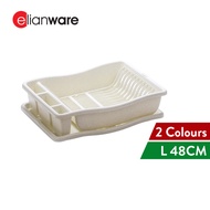 Elianware Marble Design Home Dish Rack Disk Drainer Rak Pinggan