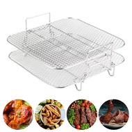 Moon Crystale Air Fryer Rack 2 Tier Air Fryer Rack for Air Fryer Oven Baking and Cooking