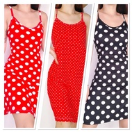 POLKA DOT DUSTER PAMBAHAY IN COTTON FAB FITS UP TO LARGE FRAME TRENDY PAMBAHAY DUSTER