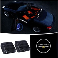 2PCS Car LED 3D Shadow Welcome Light Projector Decorative Atmosphere Lamp for Chrysler Voyager Delta