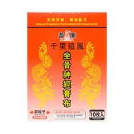 盈康 - 盈康（塔牌）日本東京 - 盈康（塔牌）日本東京 - 坐骨神經膏布11X15CM (十片裝) (肌肉扭傷止痛貼
