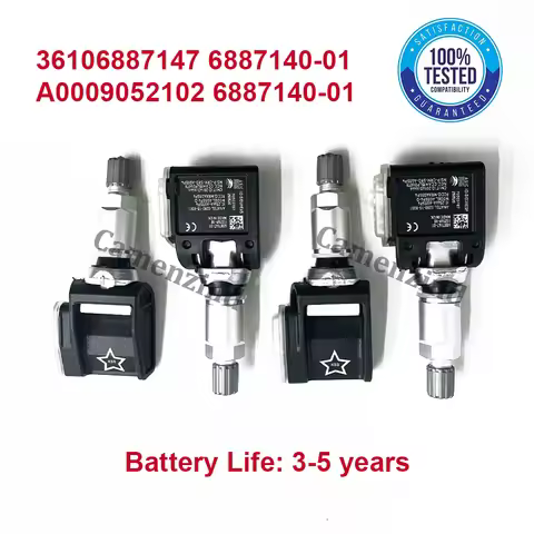 4PCS TPMS Sensor 36106887147 A0009052102 6887147-01 6887140-01 0009052102 433MHz For Benz VS30 W177